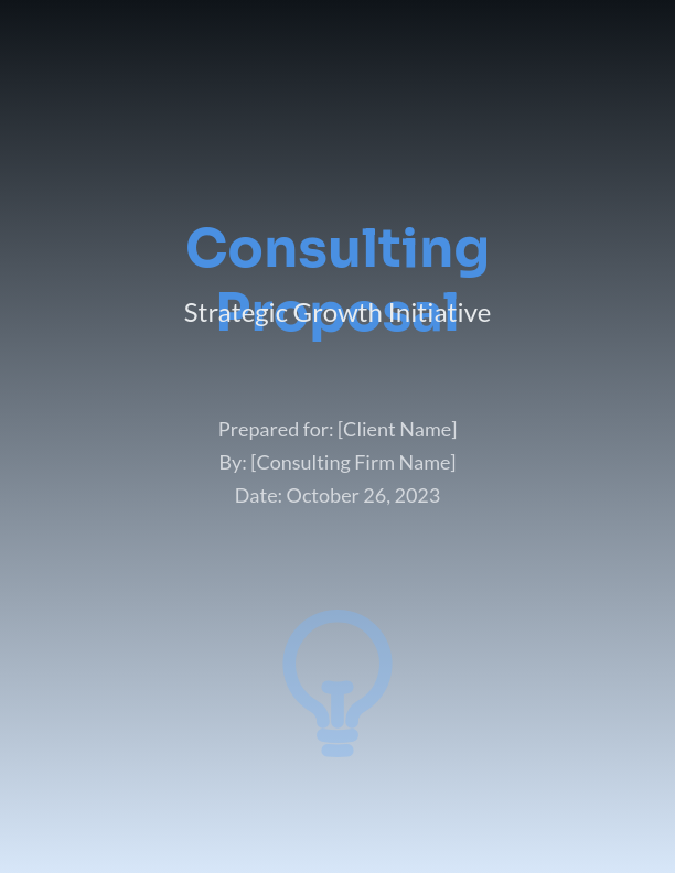 Strategic Management Advisory Proposal