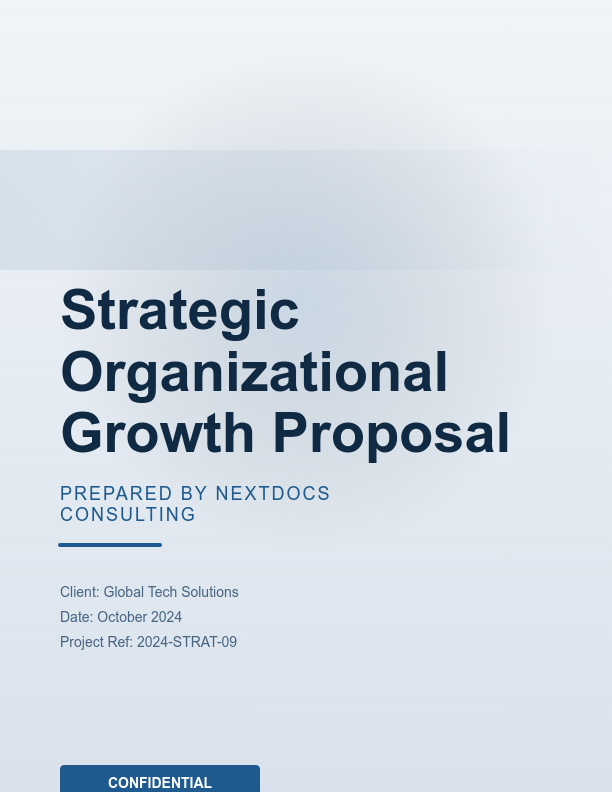Strategic Business Advisory Proposal