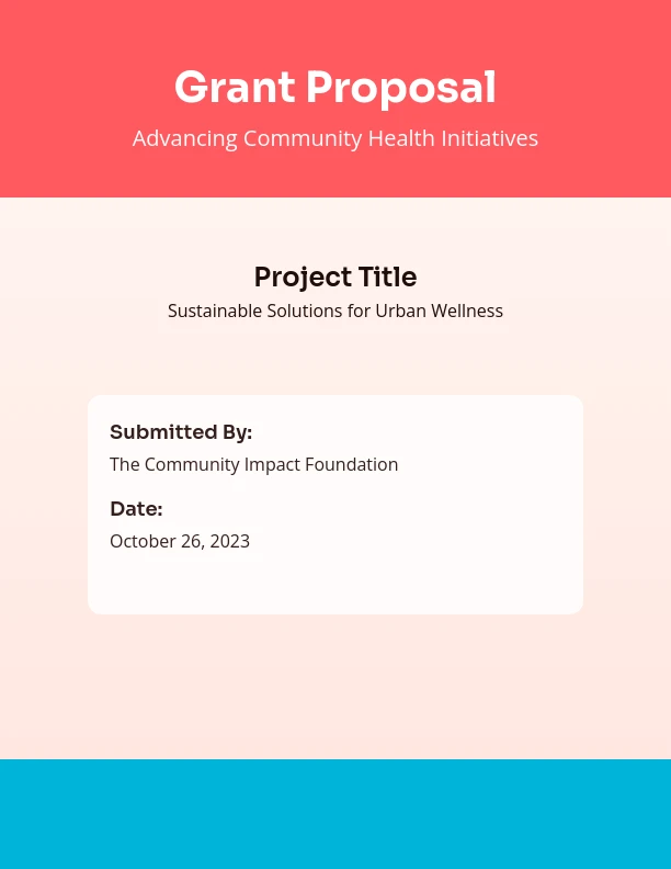 Strategic Grant Funding Application