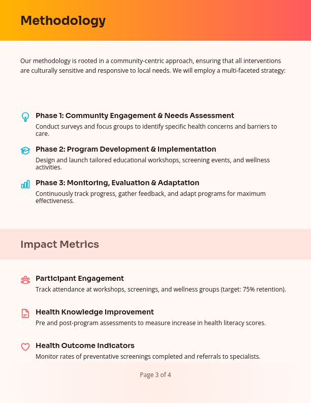 Strategic Grant Funding Application