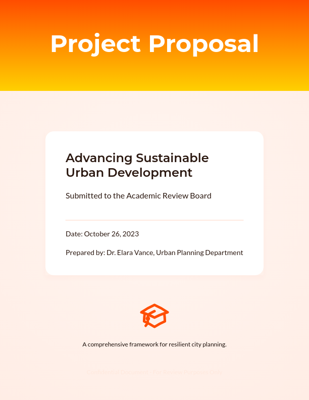 Strategic Research Grant Funding Proposal