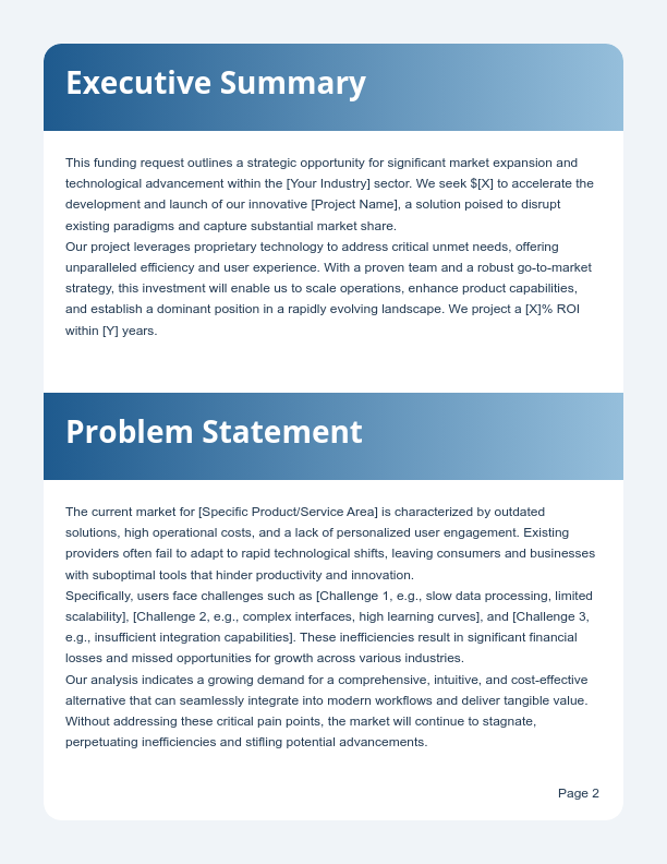 Foundation Grant Funding Request