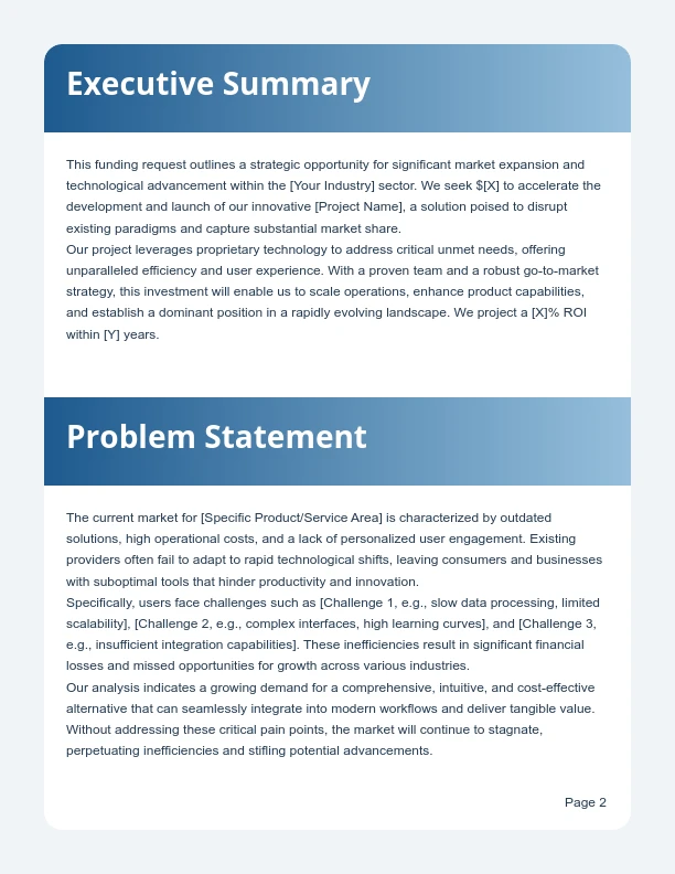 Foundation Grant Funding Request