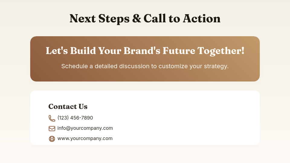 Strategic Brand Growth Marketing Pitch