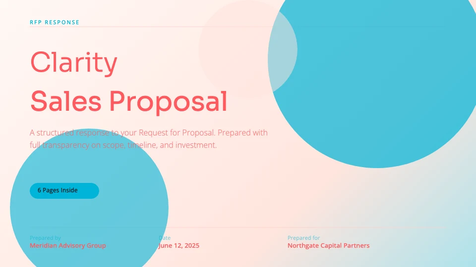 Sales Proposal