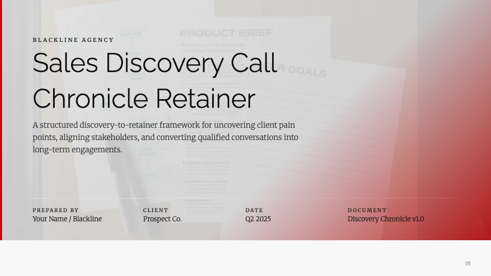 Sales Discovery Proposal