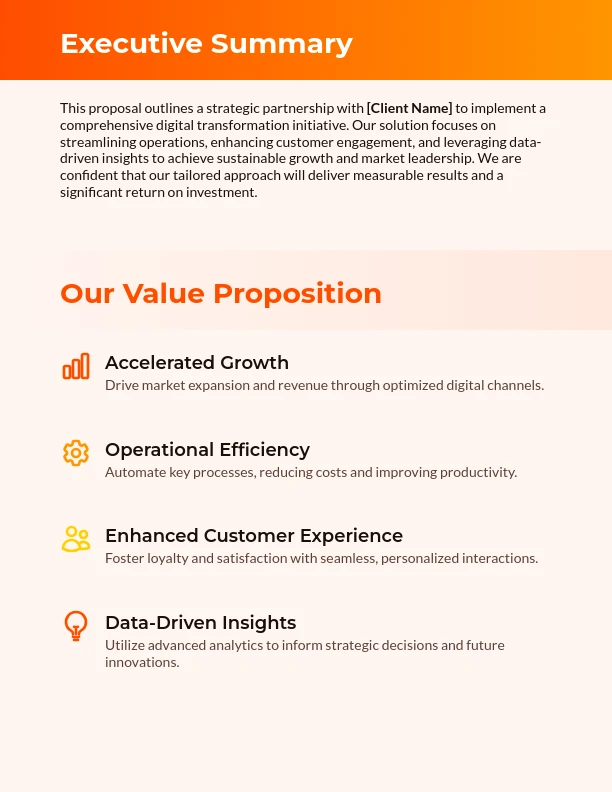 Professional B2B Strategic Sales Offer