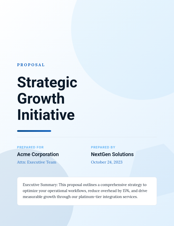 Strategic B2B Growth Partnership Proposal