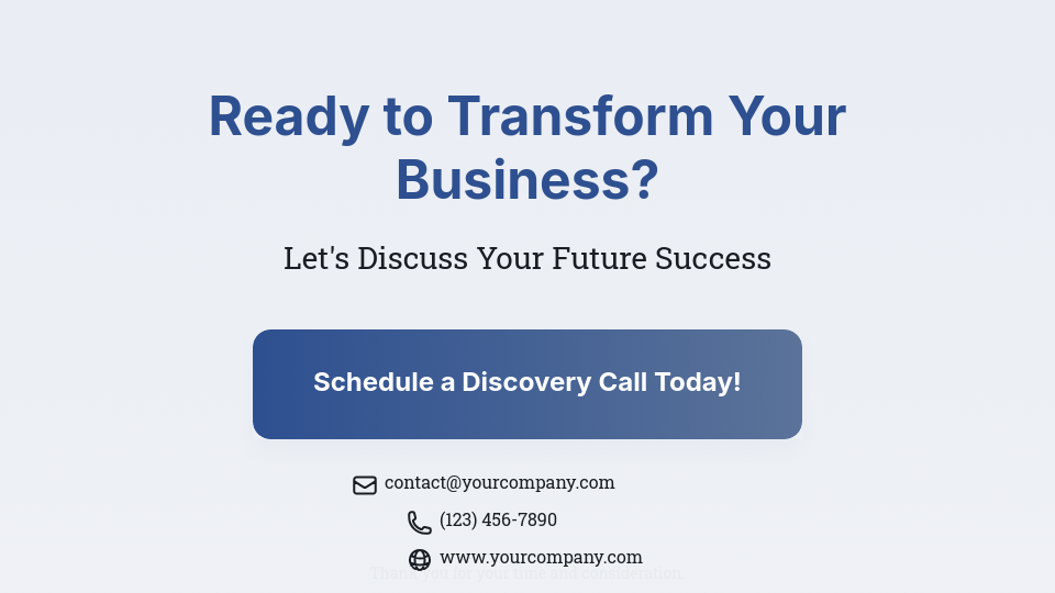 Winning Enterprise Sales Solution Pitch