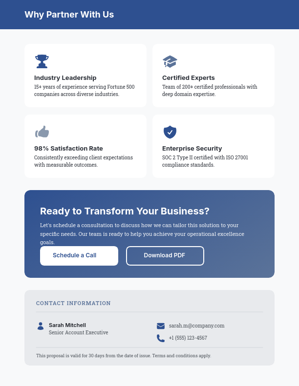 Enterprise Solution Sales Pitch