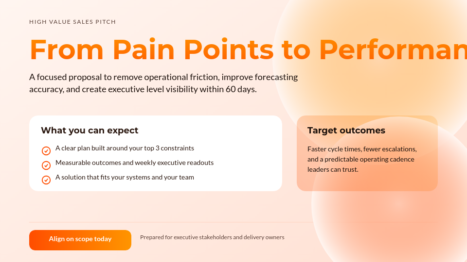 Strategic Growth Partnership Pitch