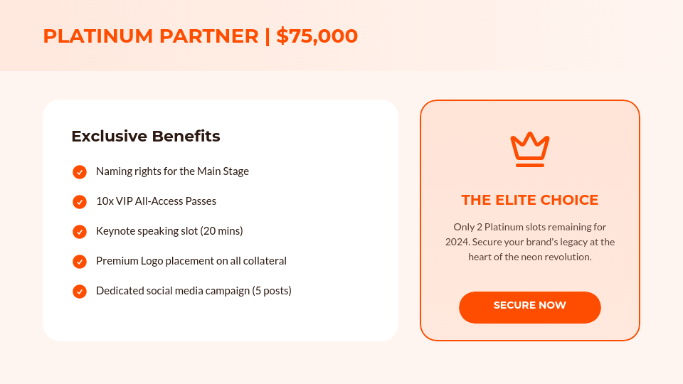 Strategic Brand Sponsorship Pitch Deck