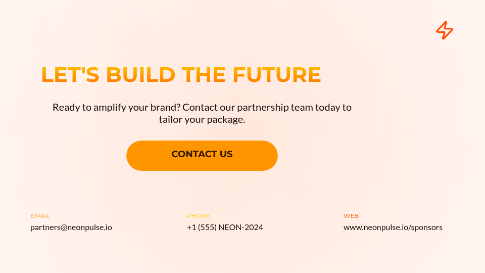 Strategic Brand Sponsorship Pitch Deck