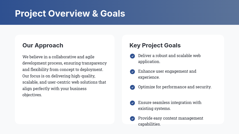 Custom E-commerce Web Development Pitch