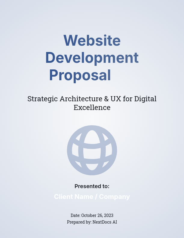 Custom Web Development Project Plan