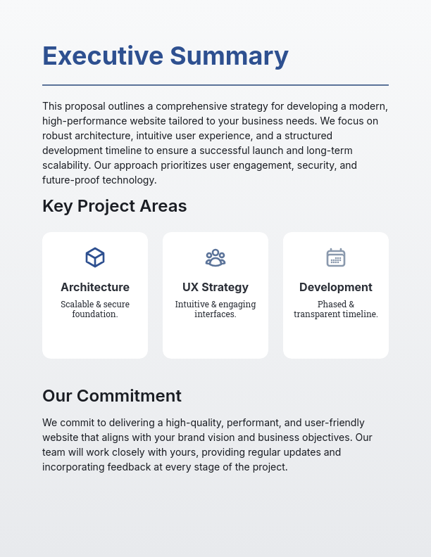 Custom Web Development Project Plan