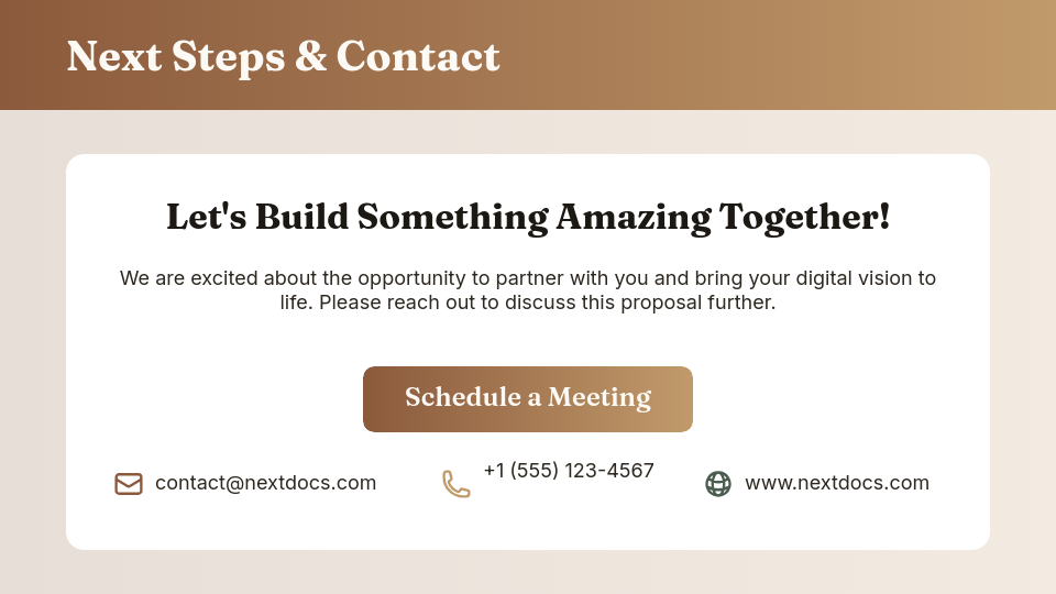 Modern Website Development & Strategy Pitch