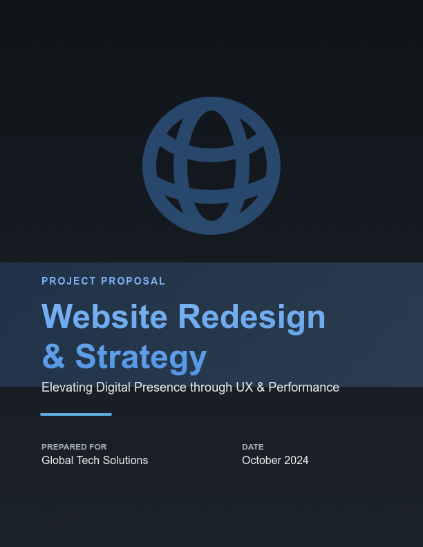 E-Commerce Web Architecture and Design Pitch