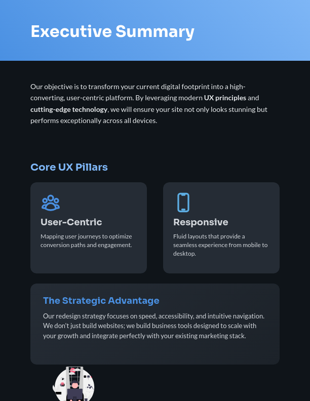 E-Commerce Web Architecture and Design Pitch