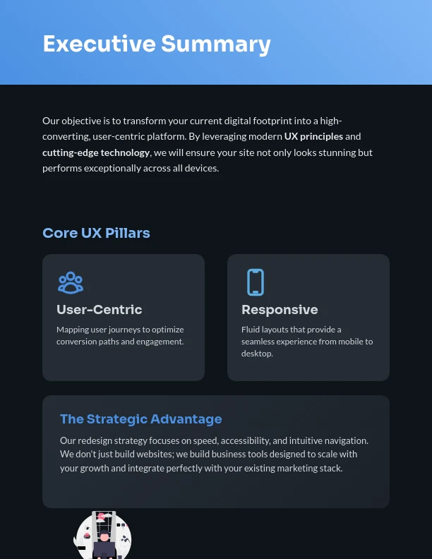 E-Commerce Web Architecture and Design Pitch