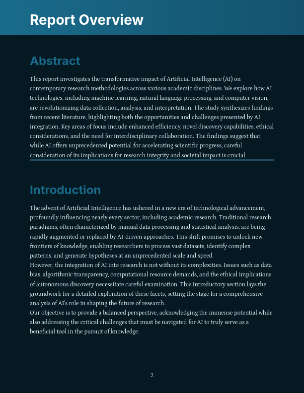 Comprehensive Scholarly Research Analysis