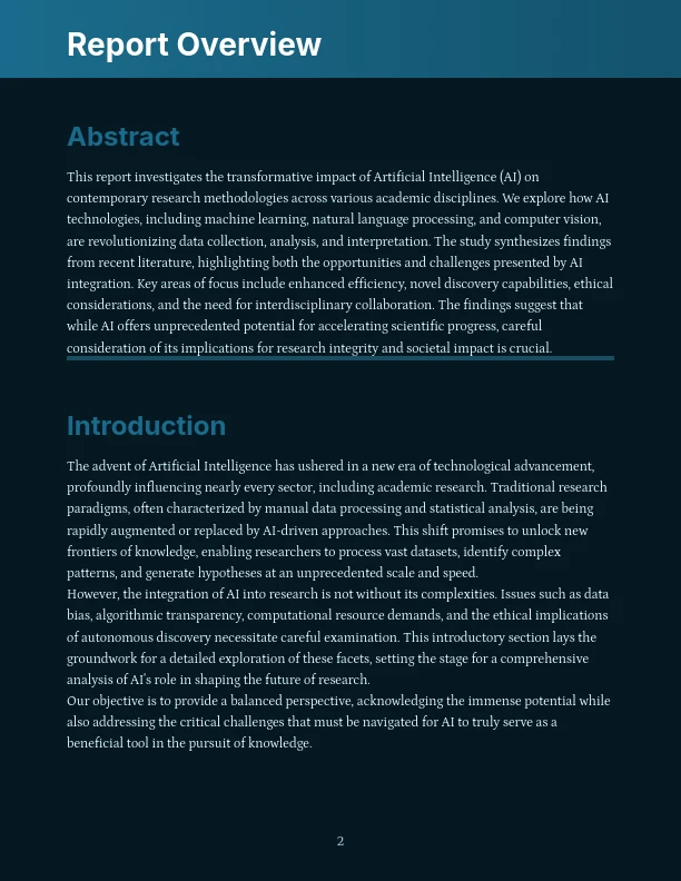 Comprehensive Scholarly Research Analysis