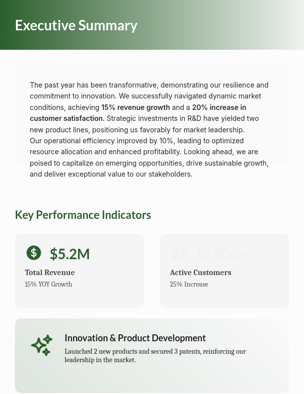 Fiscal Year Strategic Performance Analysis
