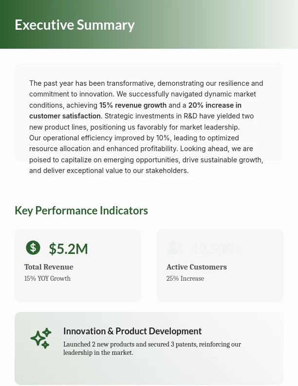 Fiscal Year Strategic Performance Analysis