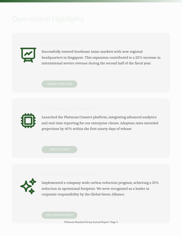 Comprehensive Fiscal Year Summary