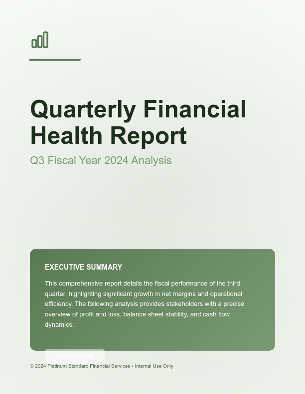 Quarterly Revenue and Expense Performance