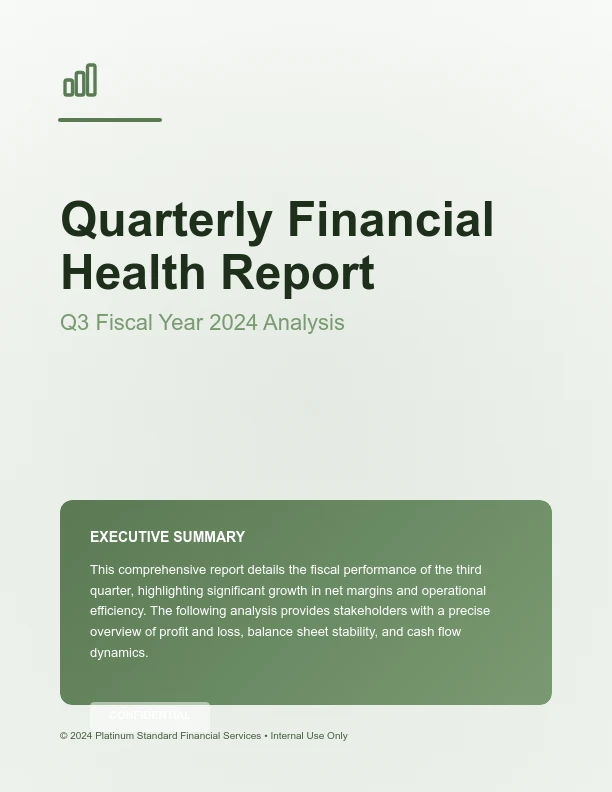 Quarterly Revenue and Expense Performance