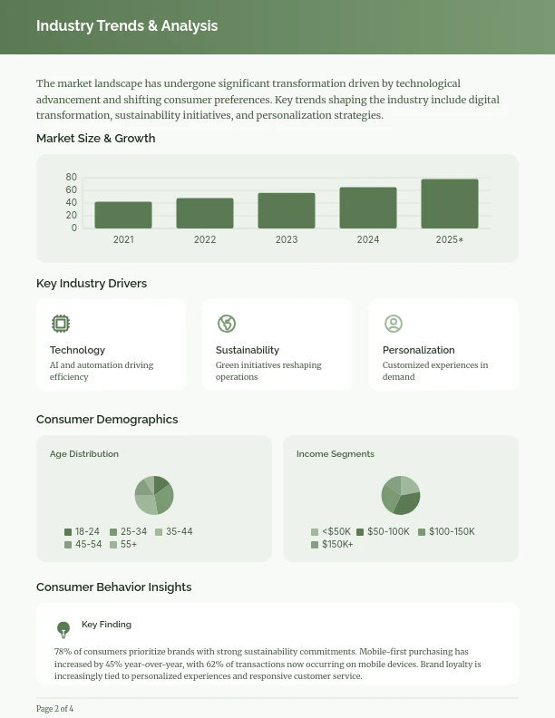 Strategic Industry Trends & Market Analysis
