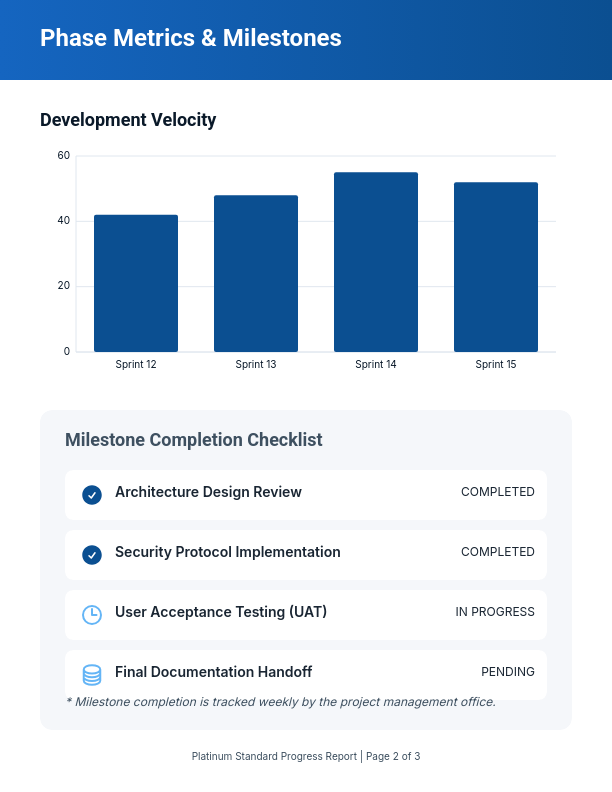 Quarterly Performance and Milestone Tracker