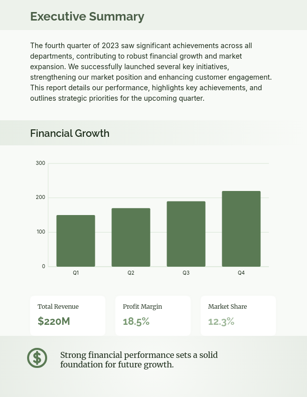 Strategic Quarterly Performance Review