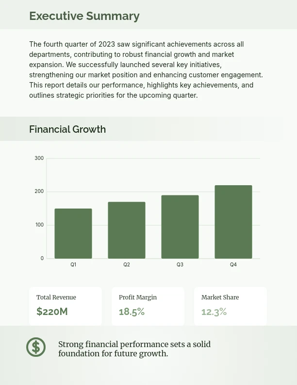 Strategic Quarterly Performance Review