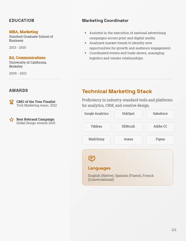 Strategic Growth & Brand Marketing Profile