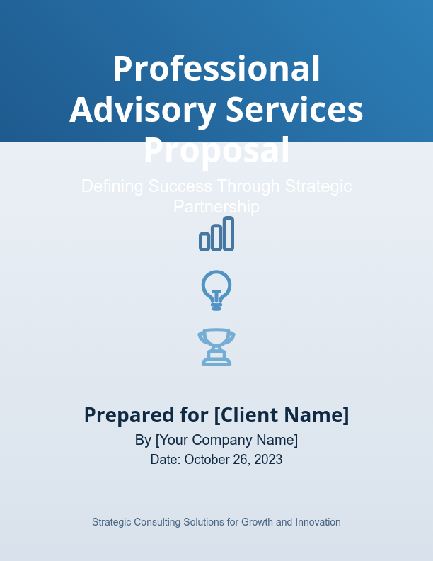 Strategic Business Advisory Scope of Work