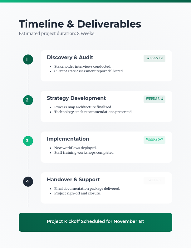 Professional Advisory Engagement Scope