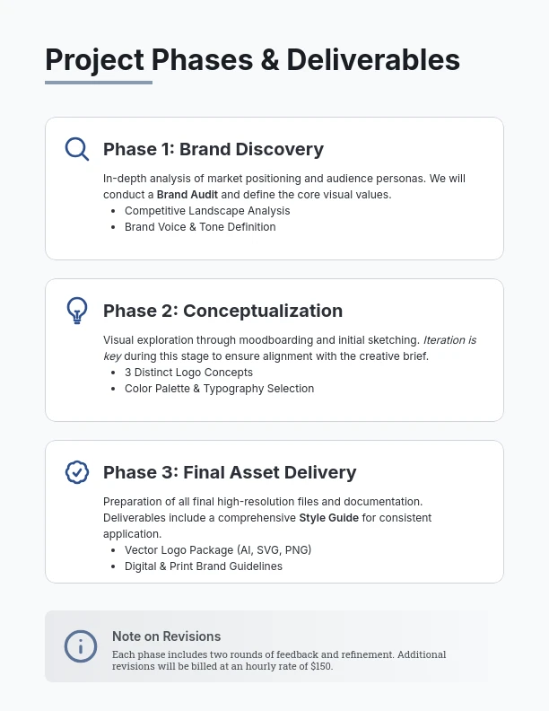 Creative Design Services Scope