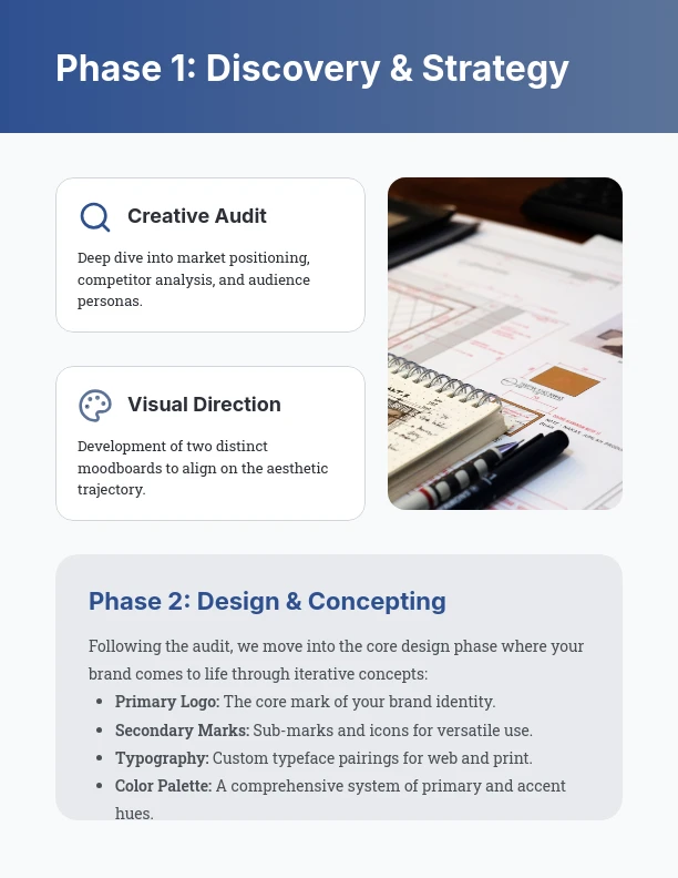 Visual Identity and Brand Design Scope