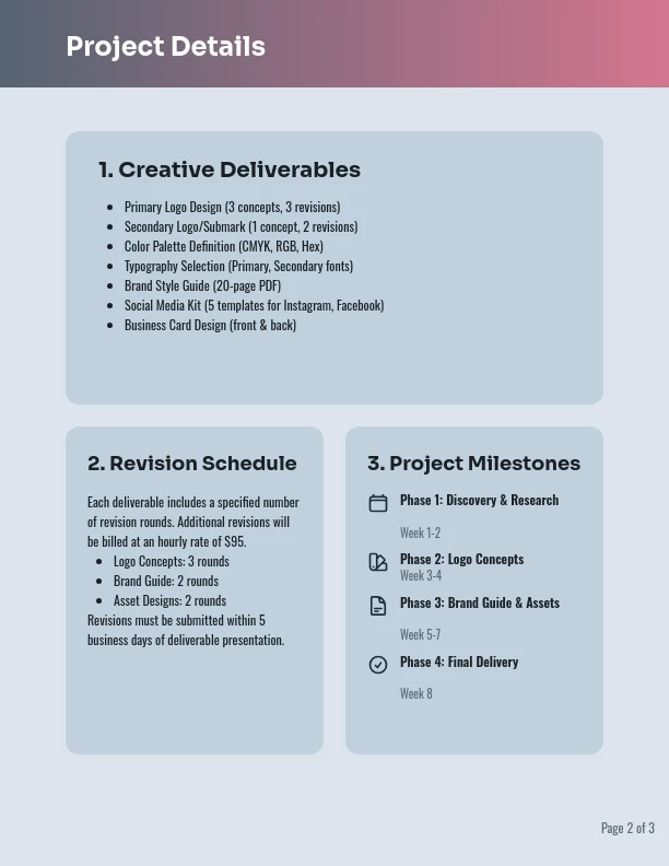 Visual Identity & Graphic Design Scope