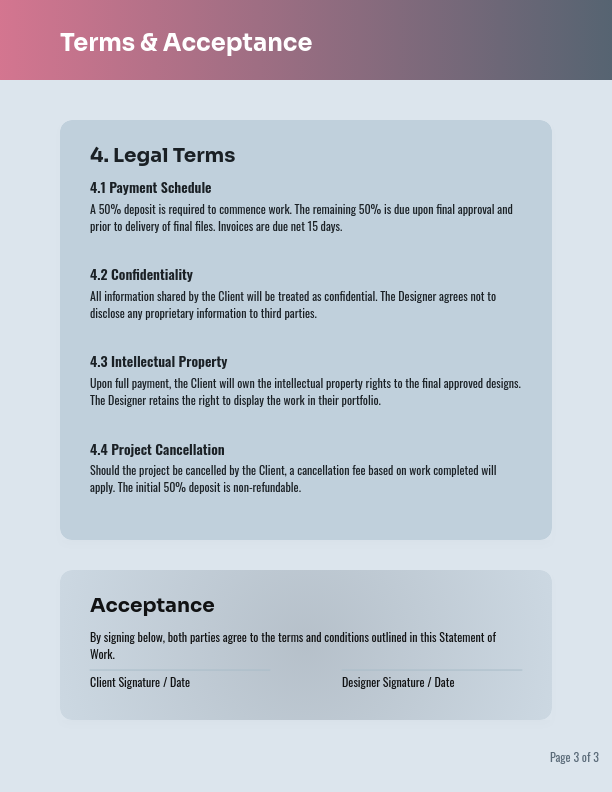 Visual Identity & Graphic Design Scope