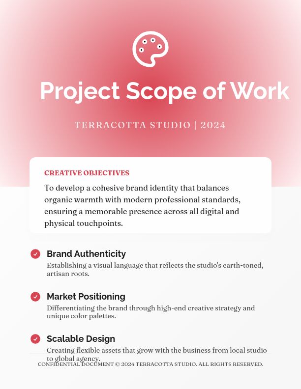 Creative Design Project Scope