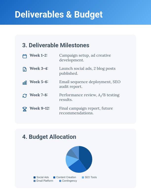 Strategic Marketing Campaign Scope of Work