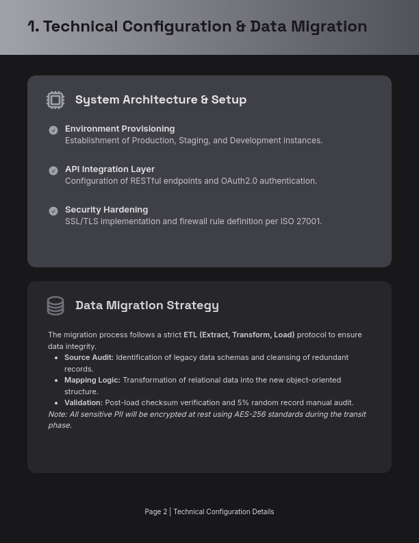 Enterprise Software Deployment Scope