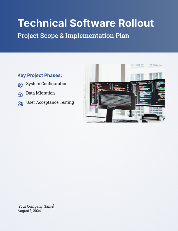 Enterprise Software Implementation Scope