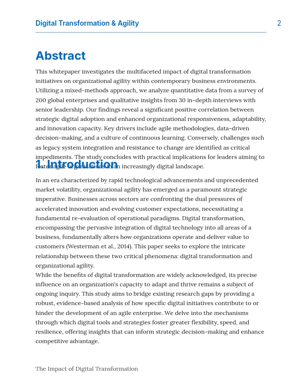 Scholarly Research and Evidence Analysis