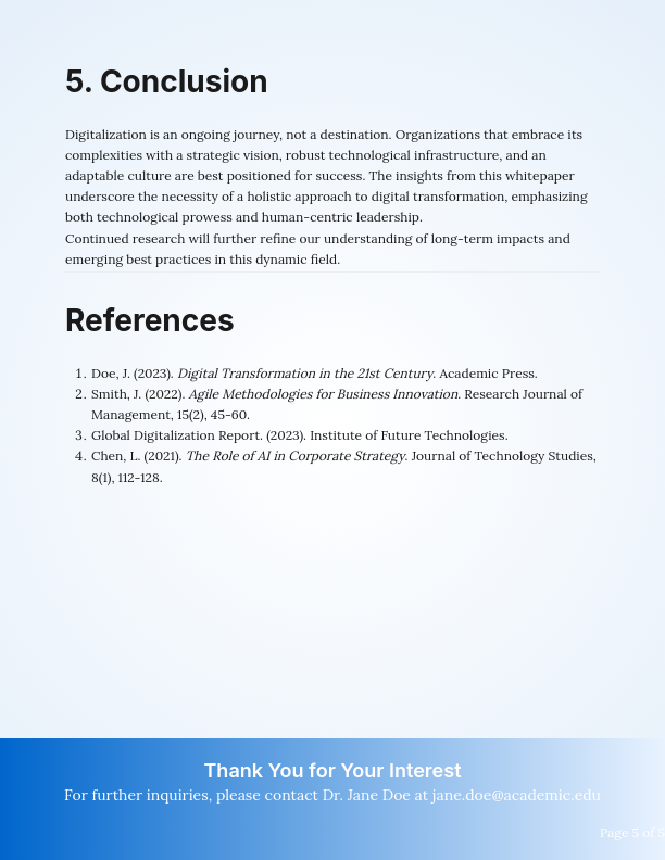 Formal Academic Research Analysis