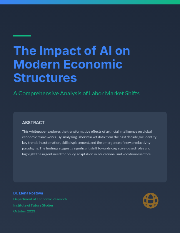 Scholarly Research Whitepaper Analysis