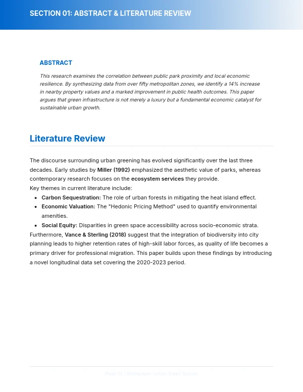 Academic Research and Policy Synthesis